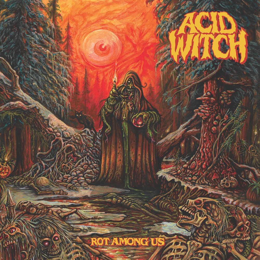 the album cover for Acid Witch - Rot Among Us (Uk)
