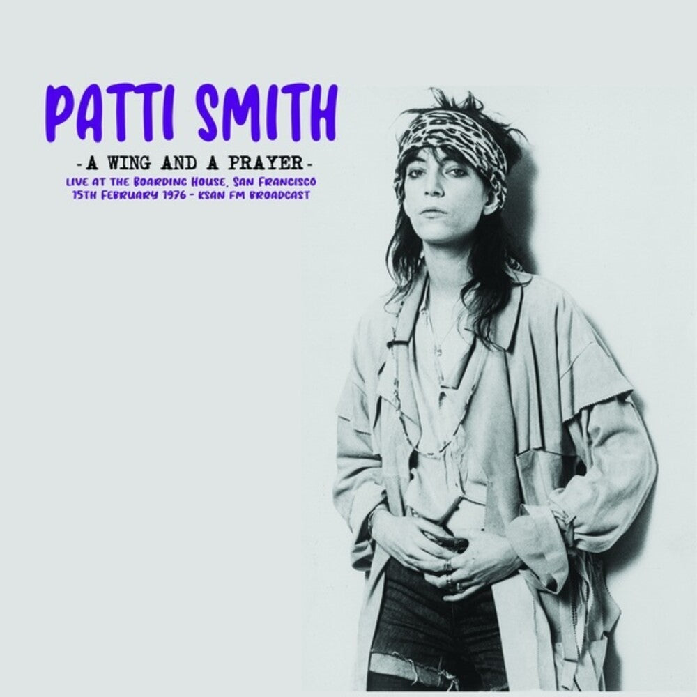 the album cover for Patti Smith - A Wing And A Prayer