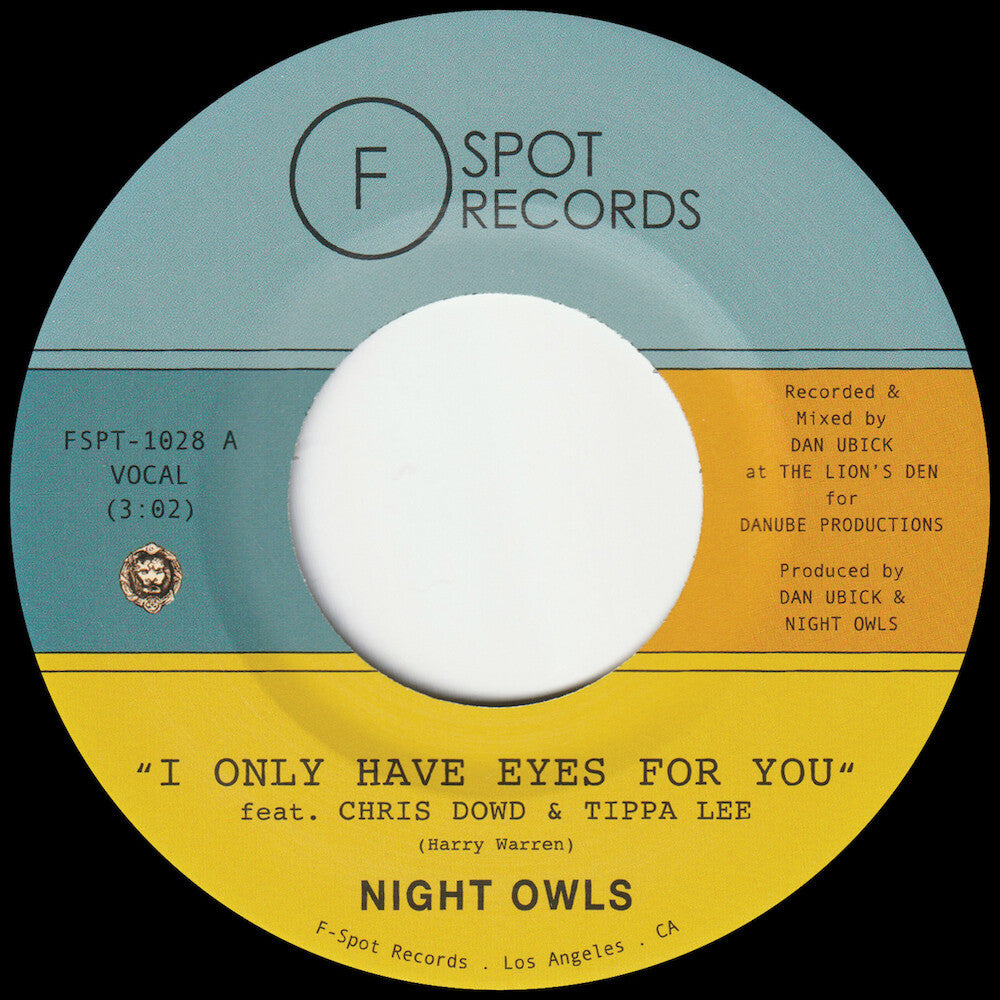 the album cover for Night Owls - I Only Have Eyes For You B/W Live & Let Live