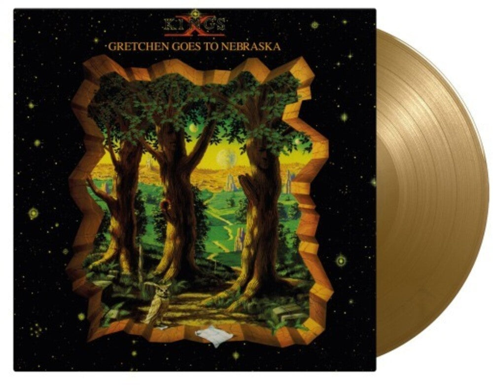 the album cover for King's X - Gretchen Goes To Nebraska [Colored Vinyl] (Gol) [Limited Edition] [180 Gram]