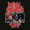 the album cover for Metal Church - Live