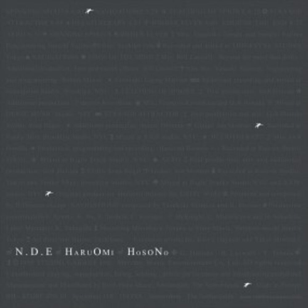 the album cover for Haruomi Hosono - N.d.e.
