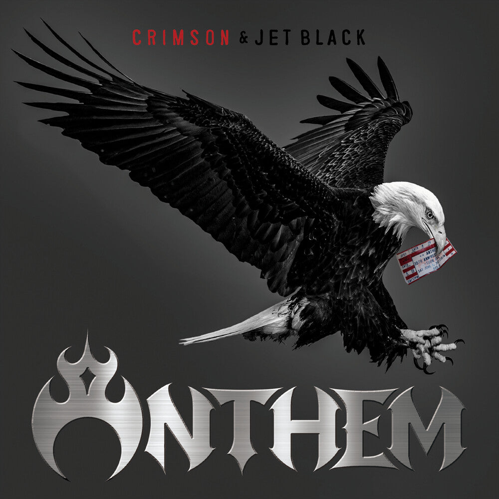 the album cover for Anthem - Crimson & Jet Black