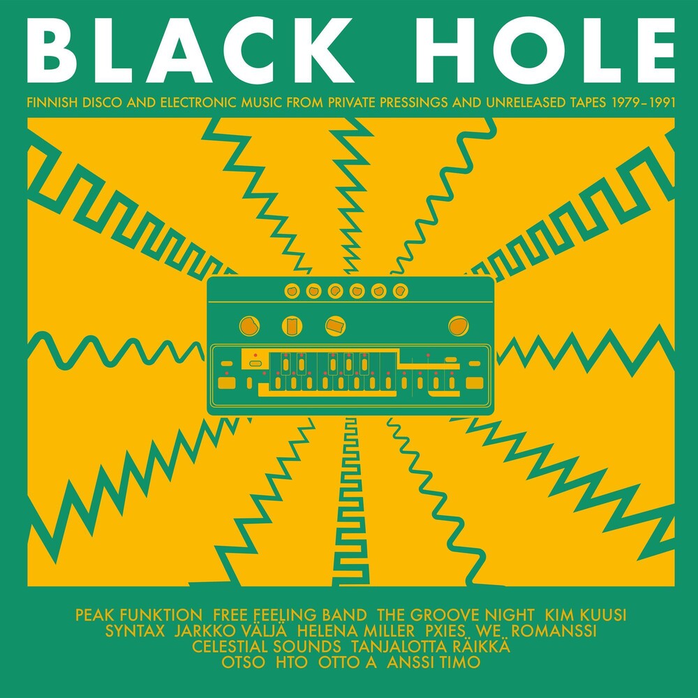 the album cover for Various Artists - Black Hole: Finnish Disco & Electronic Music From Private Pressings & Unreleased Tapes 1980-1991 / Various