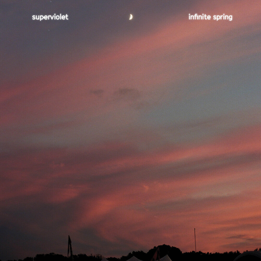 the album cover for Superviolet - Infinite Spring - Sunset Swirl [Colored Vinyl]