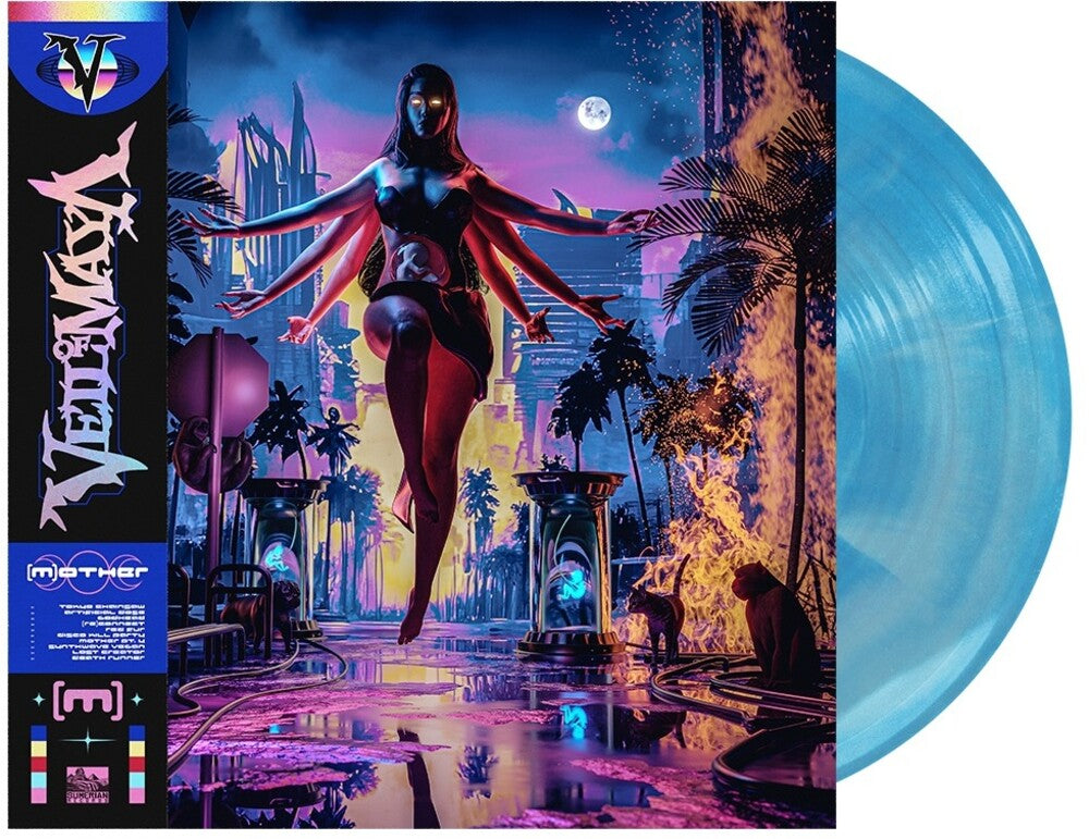 the album cover for Veil Of Maya - [m]other [Cyan & Electric Blue Galaxy LP]