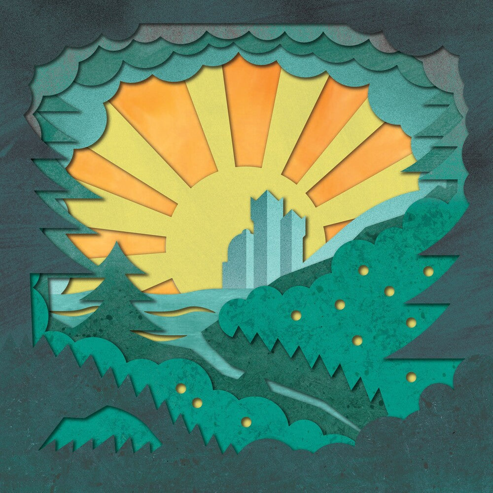 the album cover for The Oh Hellos - Through The Deep, Dark Valley: Ten Year Anniversary [Import Deluxe Edition LP]