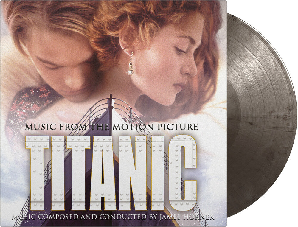 the album cover for James Horner  (Blk) (Colv) (Ltd) (Ogv) (Post) (Slv) - Titanic - O.S.T. (Blk) [Colored Vinyl] [Limited Edition] [180 Gram] (Post)