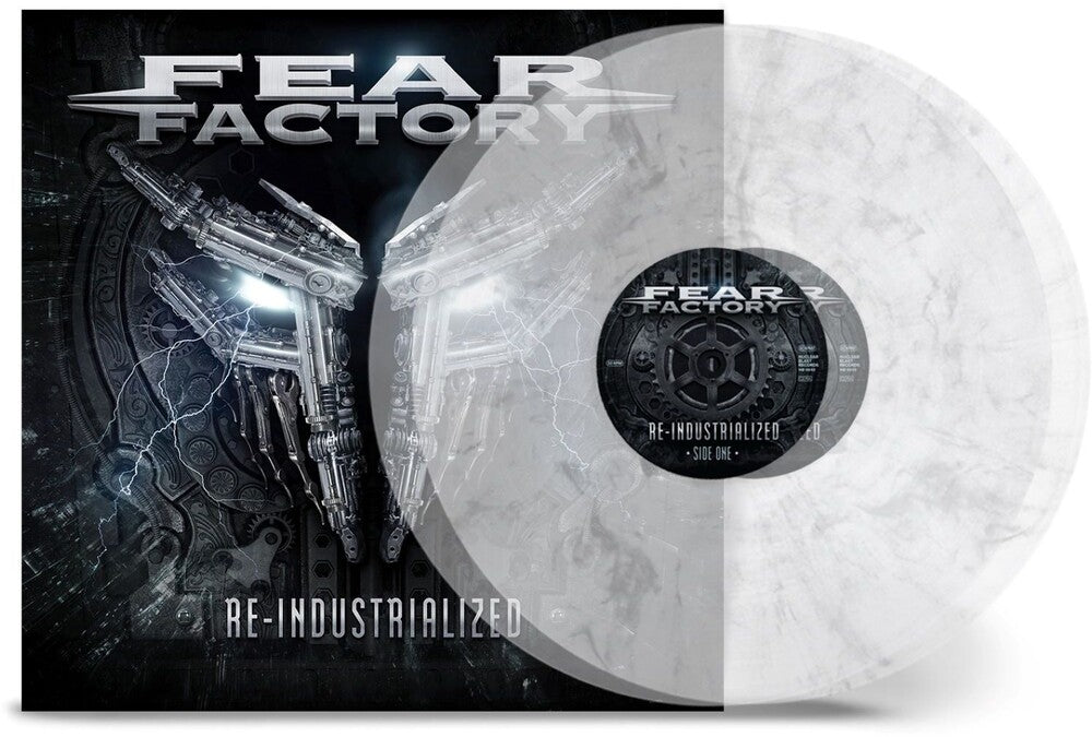 the album cover for Fear Factory - Re-Industrialized - Silver [Colored Vinyl] (Slv)