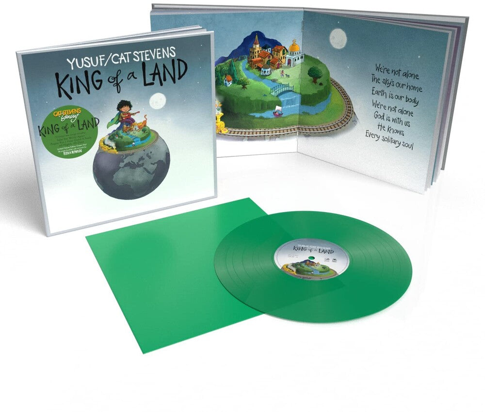 the album cover for Yusuf / Cat Stevens - King of a Land [Green LP]