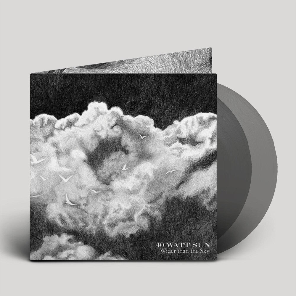 the album cover for 40 Watt Sun - Wider Than The Sky [Clear Vinyl]