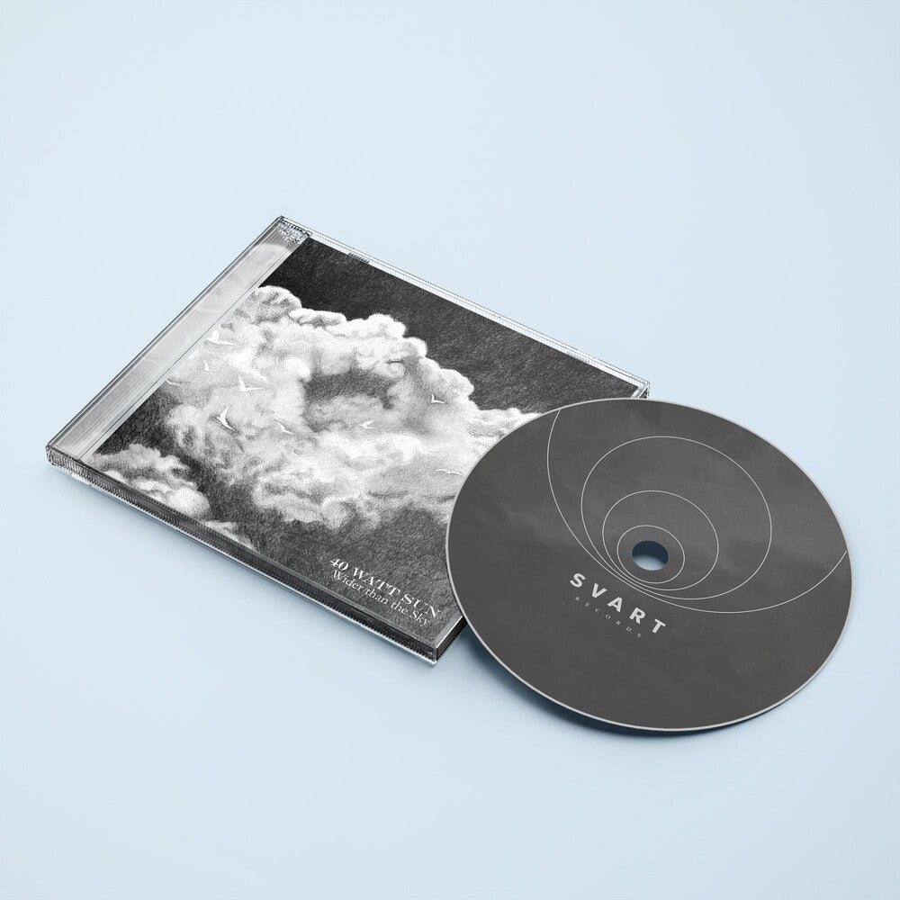the album cover for 40 Watt Sun - Wider Than The Sky