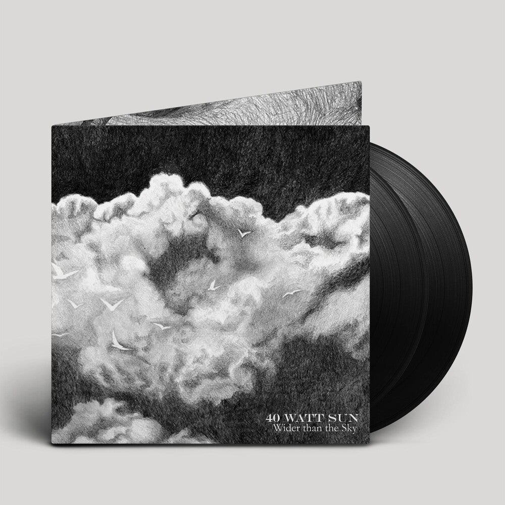 the album cover for 40 Watt Sun - Wider Than The Sky