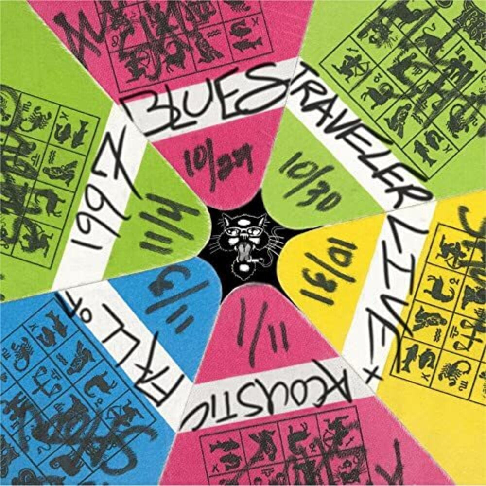the album cover for Blues Traveler - Live And Acoustic-Fall Of 1997 (Blue) [Colored Vinyl] [Limited Edition]