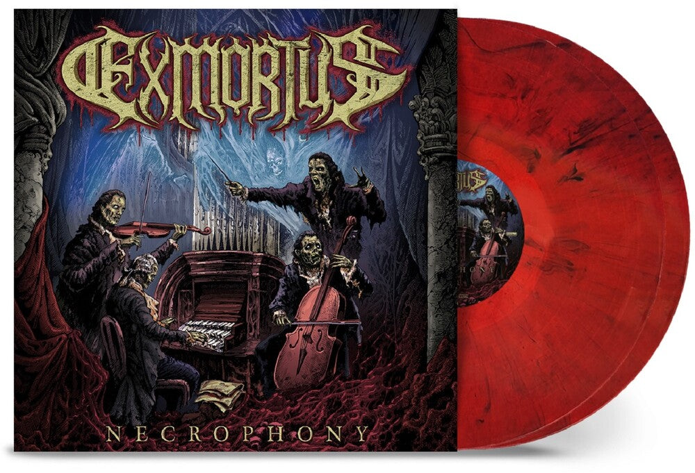 the album cover for Exmortus - Necrophony [Indie Exclusive] Marble [Indie Exclusive]