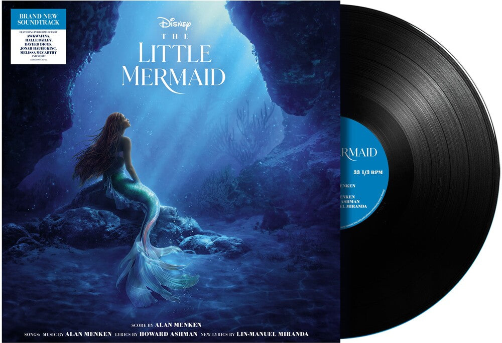 the album cover for Alan Menken / Howard Ashman / Lin-Manuel Miranda - The Little Mermaid (Live Action) [LP]