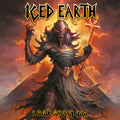 the album cover for Iced Earth - I Walk Among You - Yellow/Red/Silver [Colored Vinyl] [Limited Edition]