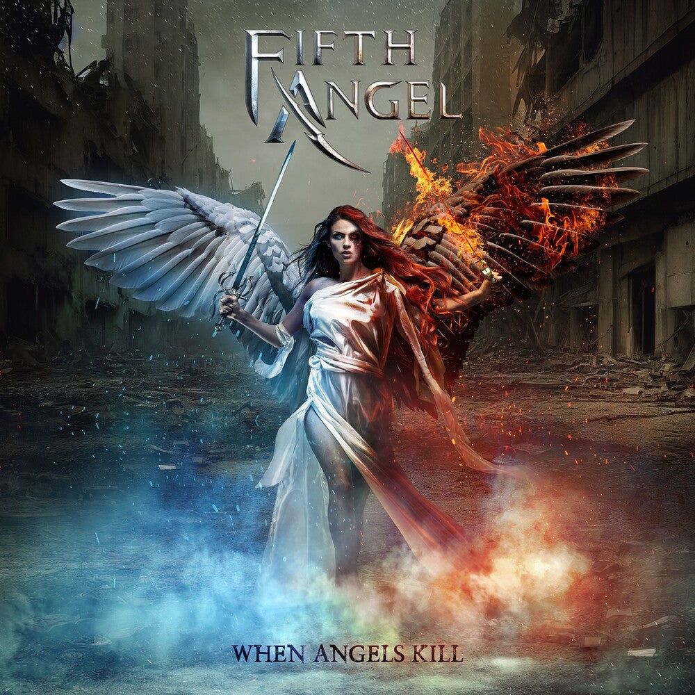 the album cover for Fifth Angel - When Angels Kill