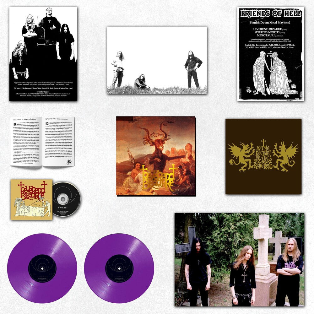 the album cover for Reverend Bizarre - In The Rectory [Colored Vinyl] (Purp) (Aniv)