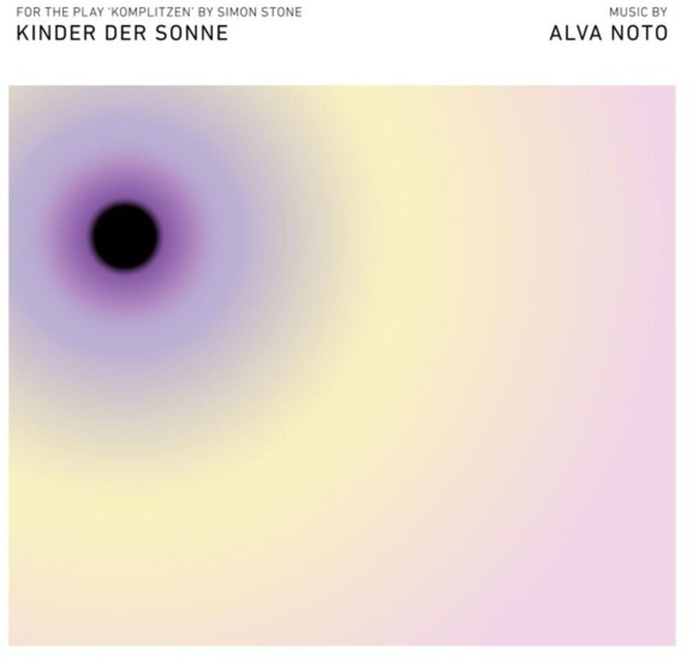 the album cover for Alva Noto - Kinder Der Sonne