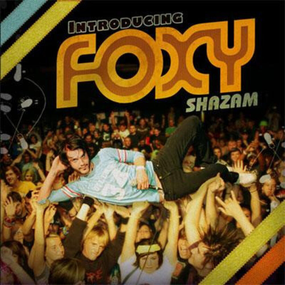 the album cover for Foxy Shazam - Introducing - Black/Orange Swirl (Blk) [Colored Vinyl]