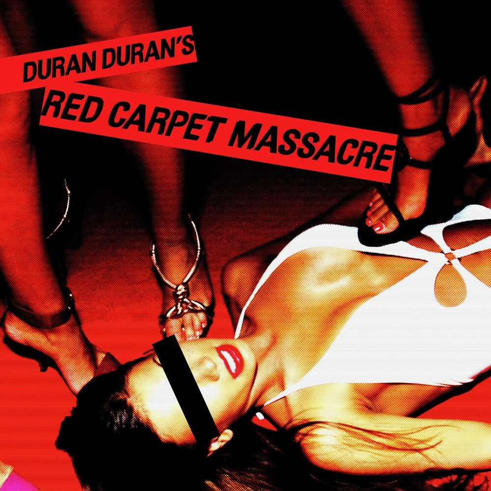 the album cover for Duran Duran - Red Carpet Massacre
