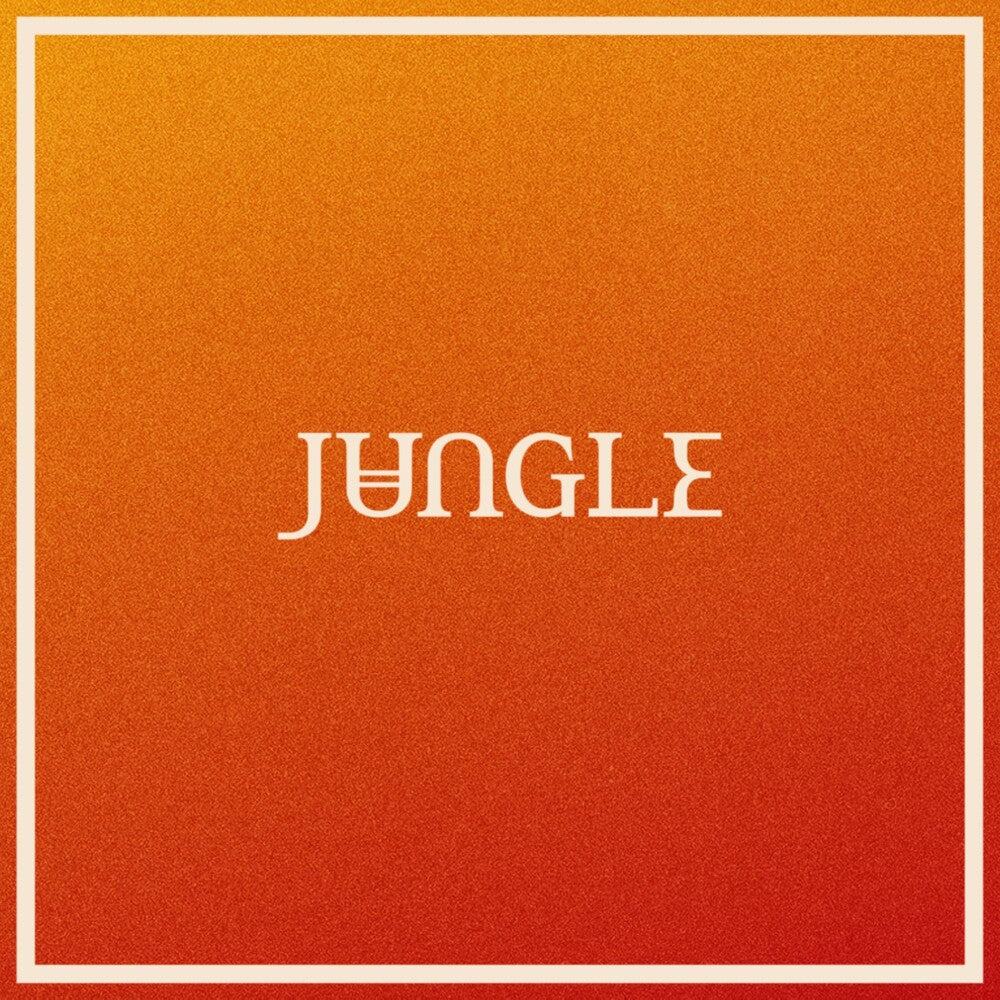 the album cover for Jungle - Volcano [Indie Exclusive Limited Edition Heavy Splatter Transparent & Orange LP]