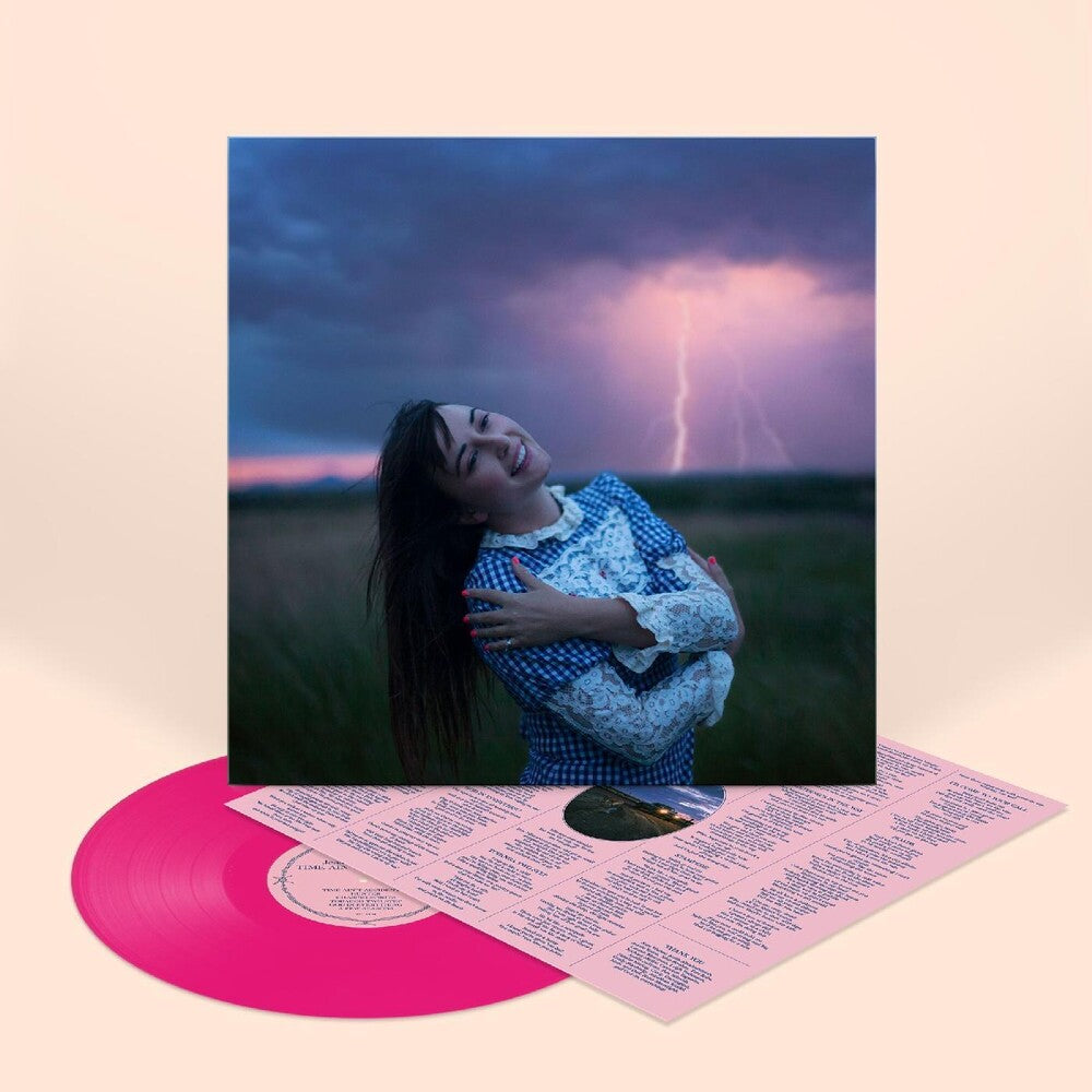 the album cover for Jess Williamson - Time Ain't Accidental [Indie Exclusive Limited Edition Hot Pink LP]