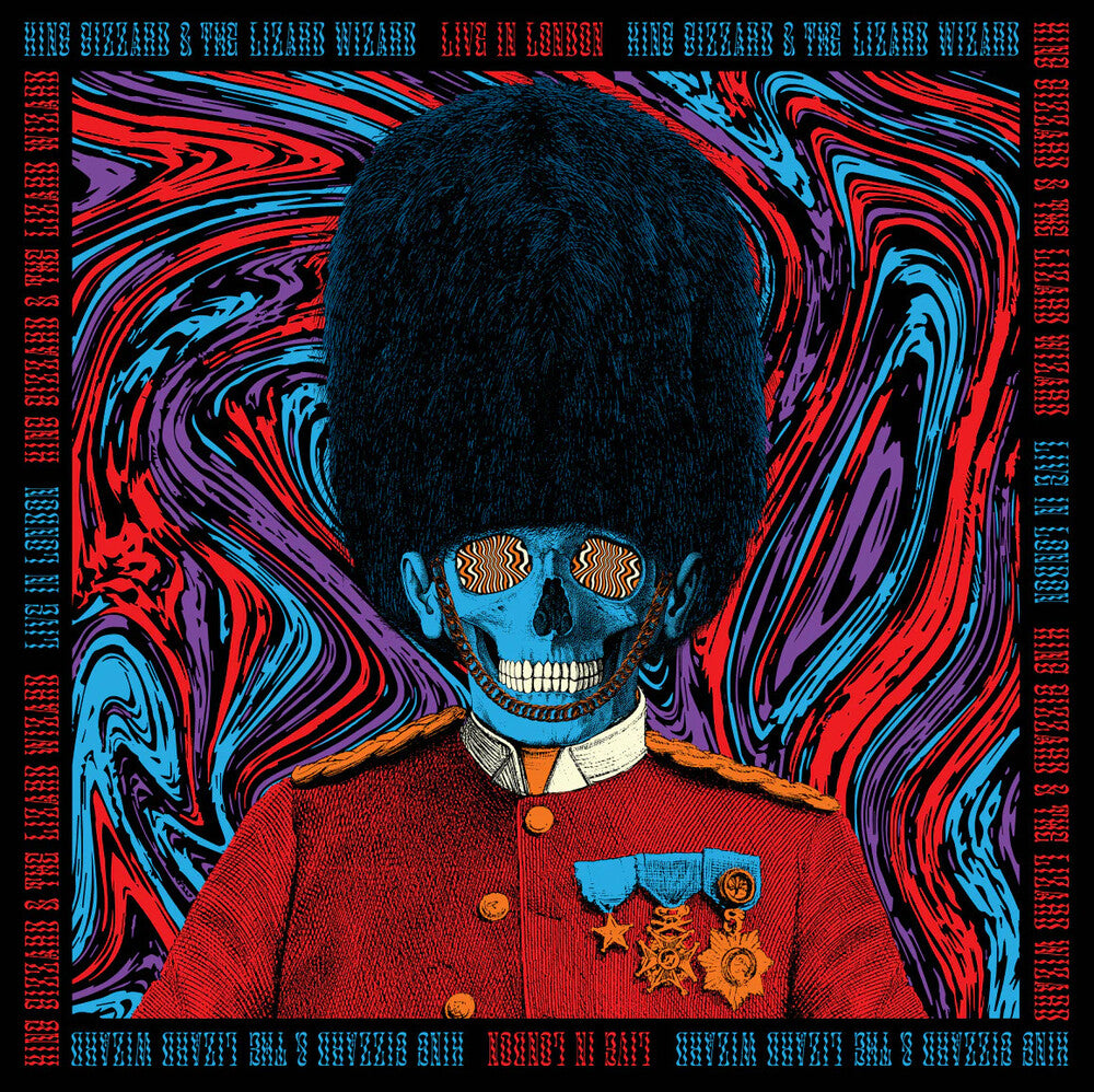 the album cover for King Gizzard & The Lizard Wizard - Live In London (Fuzz Club) [Colored Vinyl] (Wht)