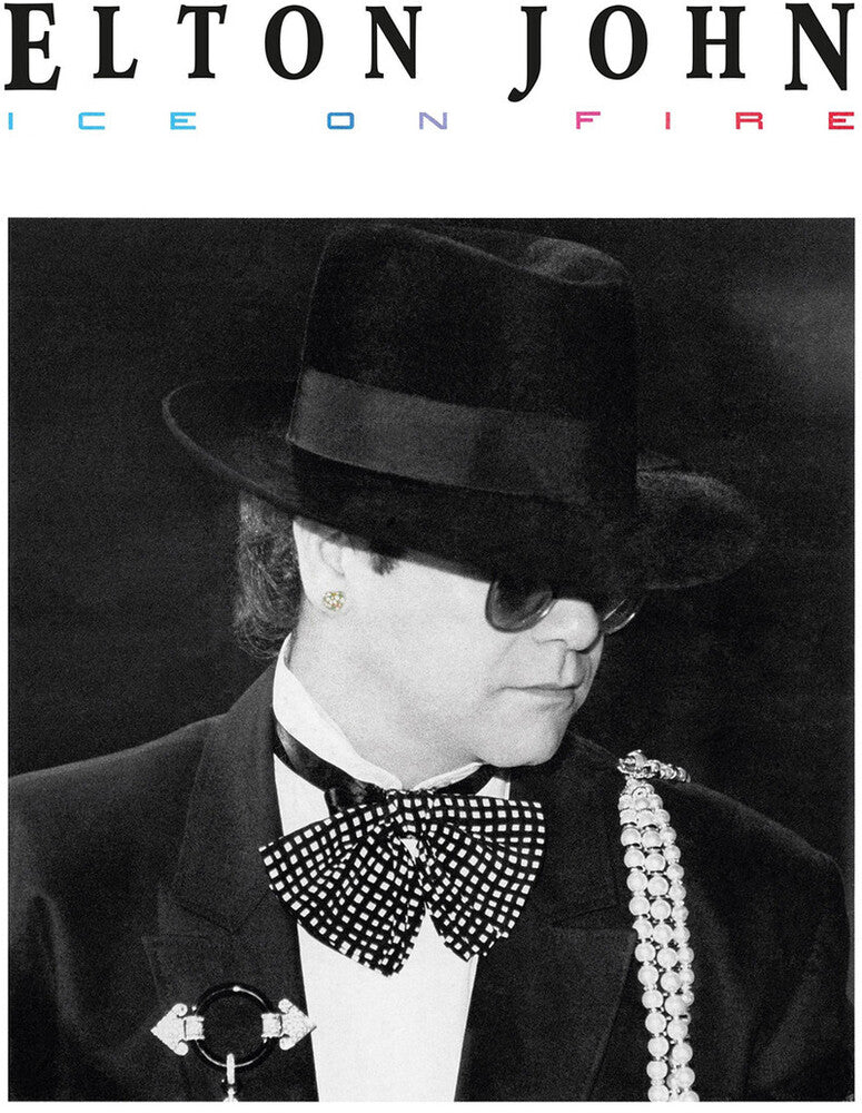 the album cover for Elton John - Ice On Fire [Remastered LP]