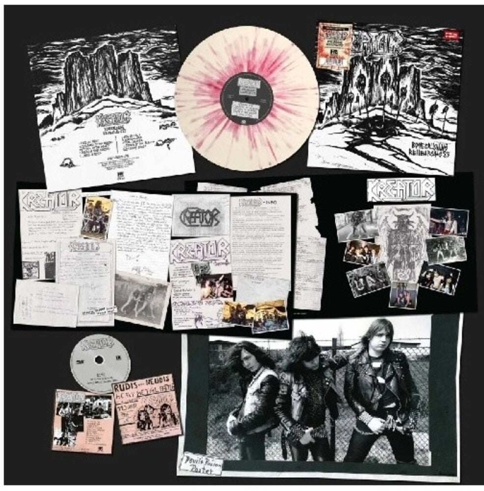 the album cover for Kreator - Bonecrushing Rehearsals '85 (Spla)