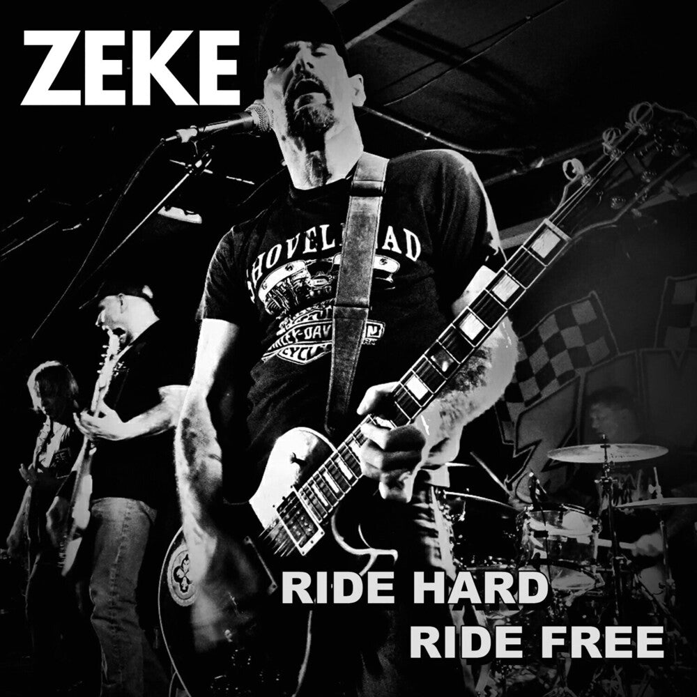 the album cover for Zeke - Ride Hard Ride Free