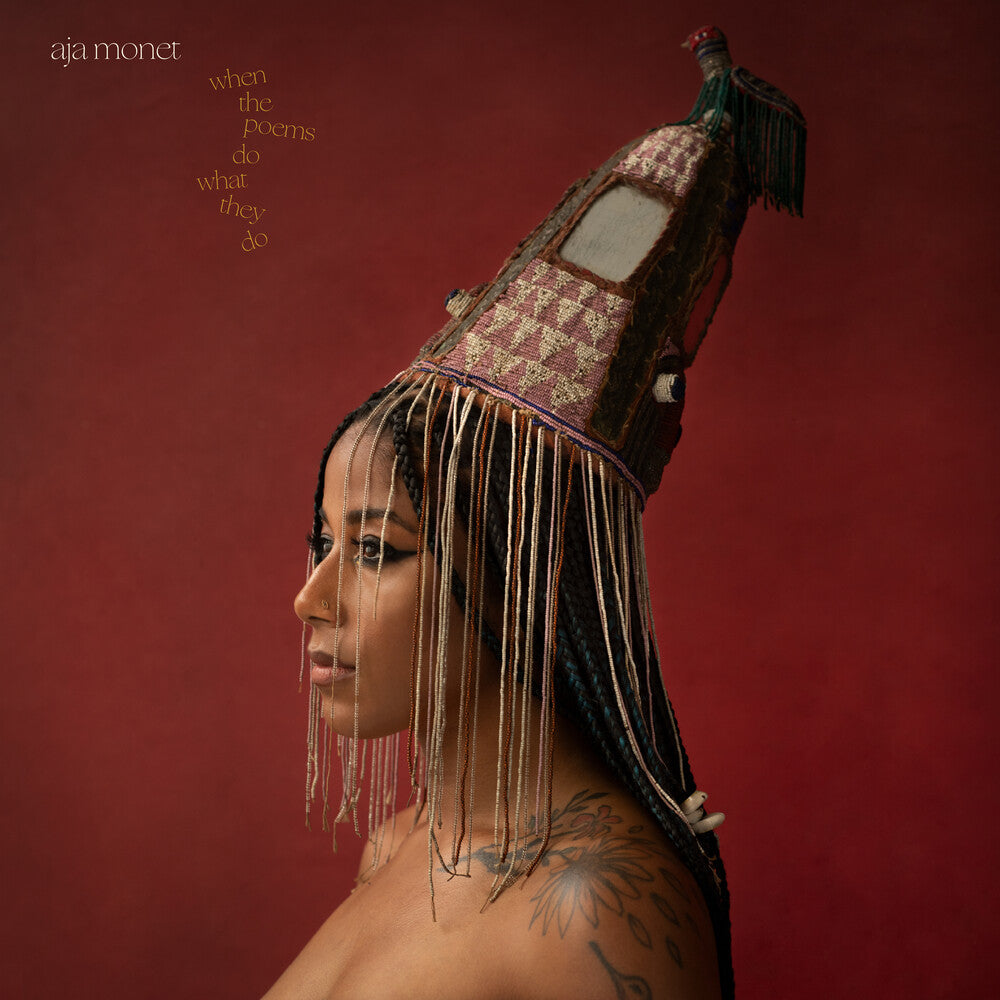 the album cover for aja monet - when the poems do what they do [2LP]