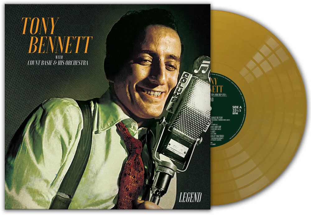 the album cover for Tony Bennett - Legend - Gold [Colored Vinyl] (Gol)