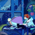 the album cover for Grey October Sound - Lo-Fi City Pop