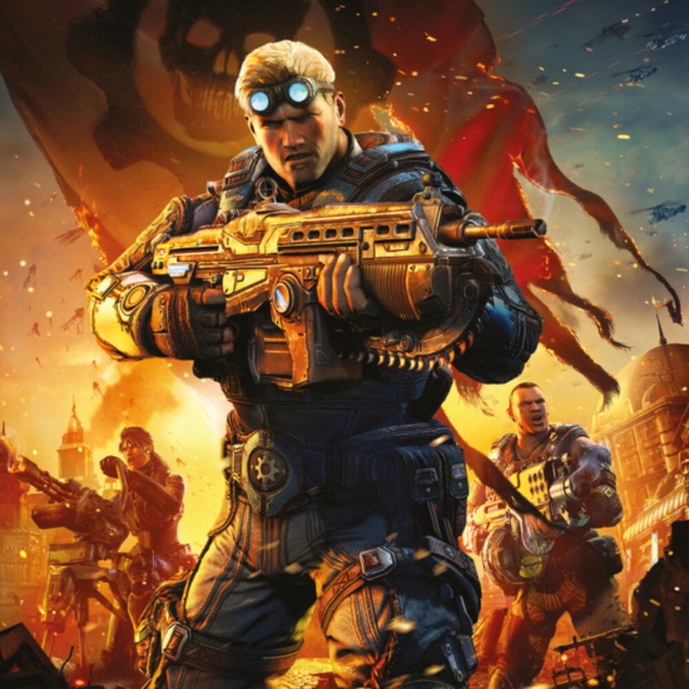 the album cover for Steve Jablonsky  / Shea,Jacob (Colv) - Gears Of War: Judgment - O.S.T. [Colored Vinyl]