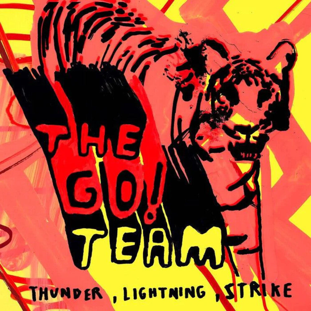 the album cover for Go! Team - Thunder Lightning Strike