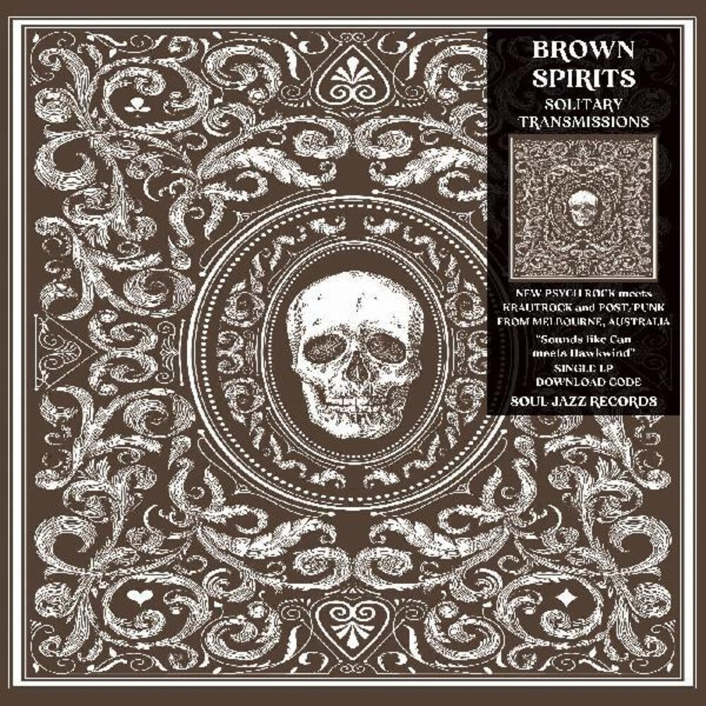 the album cover for Brown Spirits - Solitary Transmissions [Download Included]