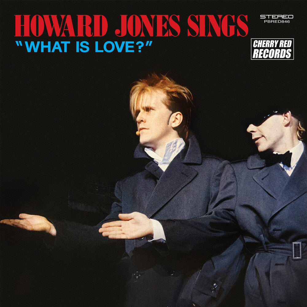 the album cover for Howard Jones - Howard Jones Sings What Is Love (Blue) [Colored Vinyl] (Uk)