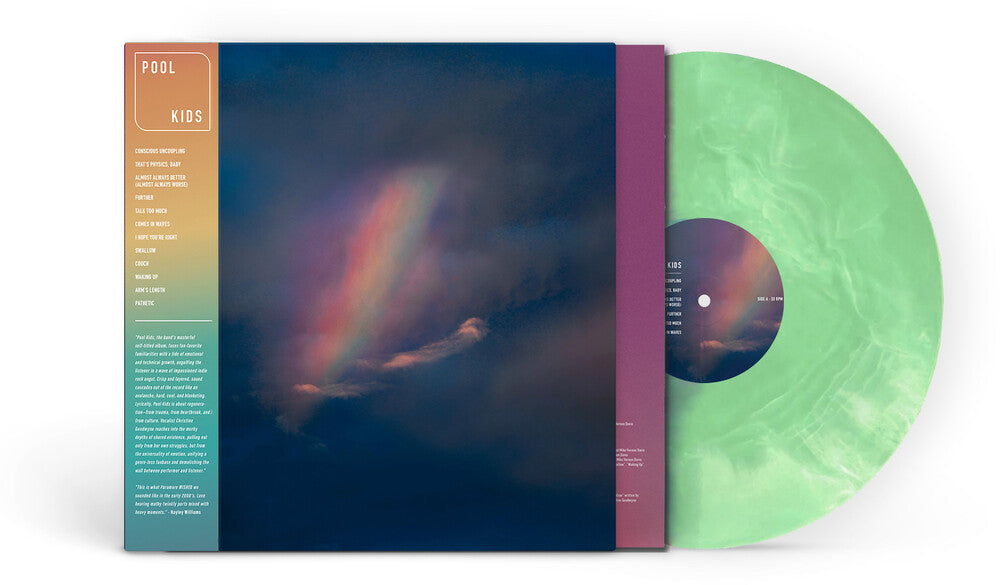 the album cover for Pool Kids - Pool Kids [Limited Edition Green/Bone Galaxy LP]