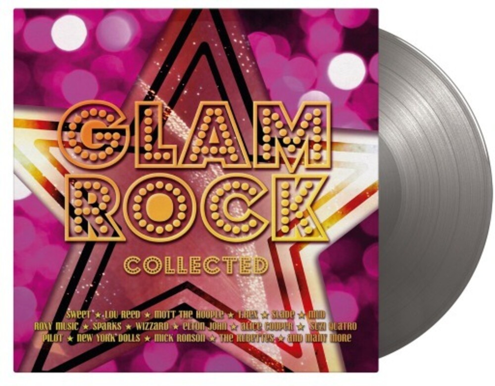 the album cover for Glam Rock Collected / Various - Glam Rock Collected / Various [Colored Vinyl] [Limited Edition] [180 Gram]
