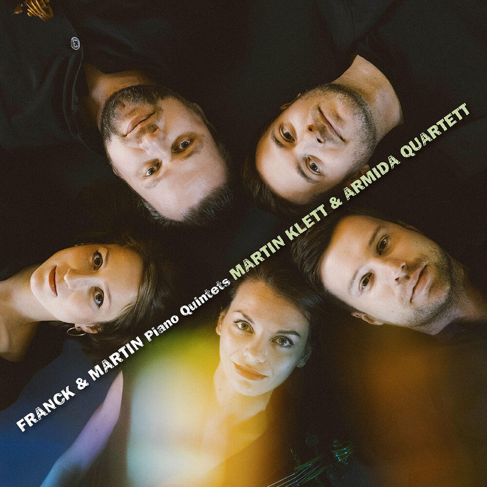 the album cover for Franck / Martin / Klett - Piano Quintets