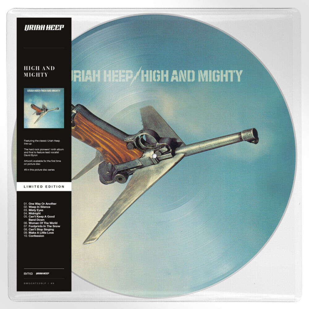 the album cover for Uriah Heep - High And Mighty