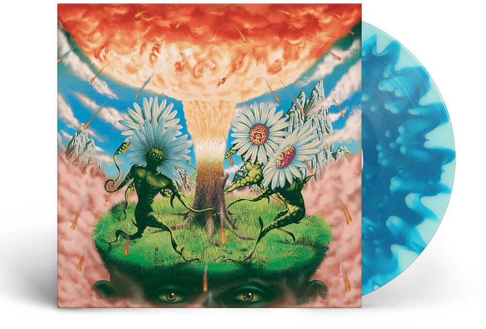 the album cover for The Dirty Nil - Free Rein To Passions [Indie Exclusive Limited Edition Blue Ghostly LP]