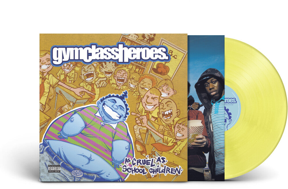 the album cover for Gym Class Heroes - As Cruel As School Children [Colored Vinyl] (Ylw)