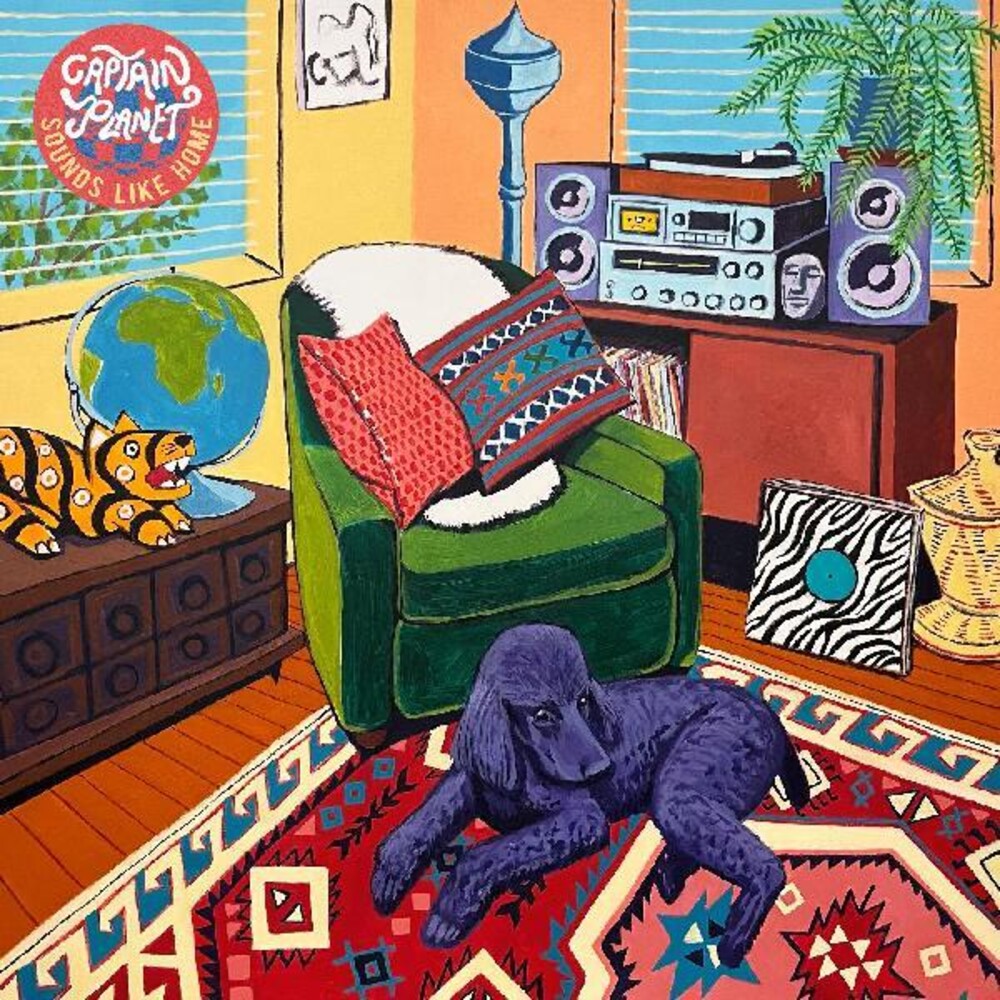 the album cover for Captain Planet - Sounds Like Home (Blue) [Colored Vinyl] [Indie Exclusive]