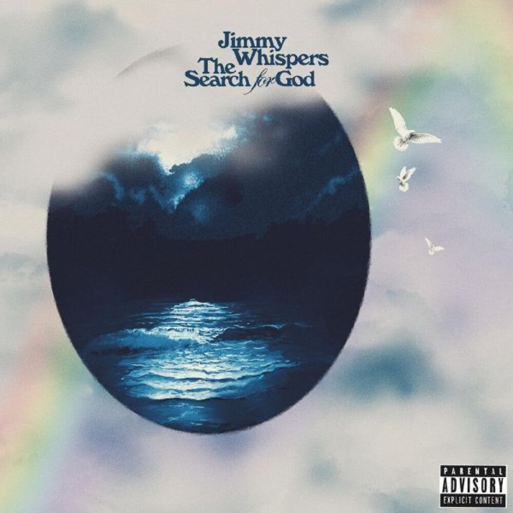 the album cover for Jimmy Whispers - Search For God