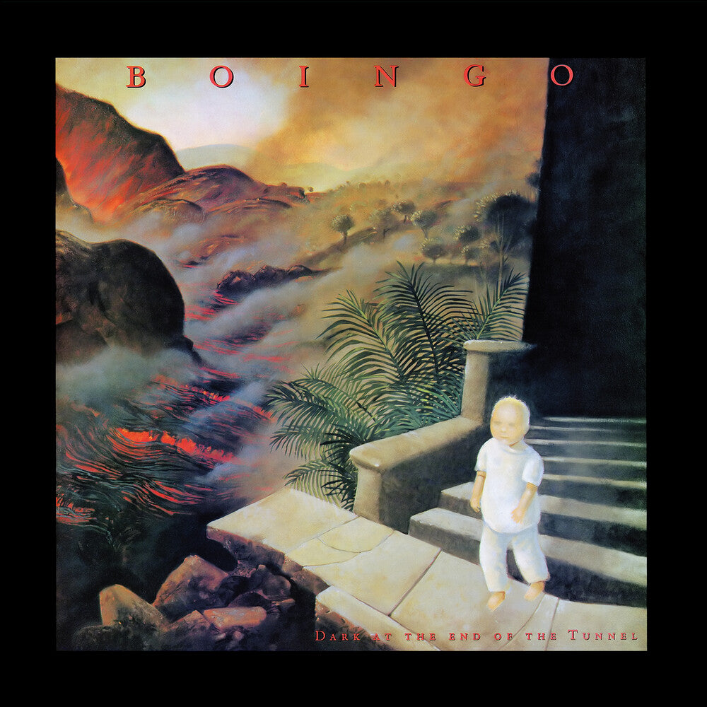 the album cover for Oingo Boingo - Dark At The End Of The Tunnel - Gold/Red [Colored Vinyl]