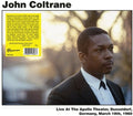 the album cover for John Coltrane - Live At The Apollo Theater Dusseldorf Germany