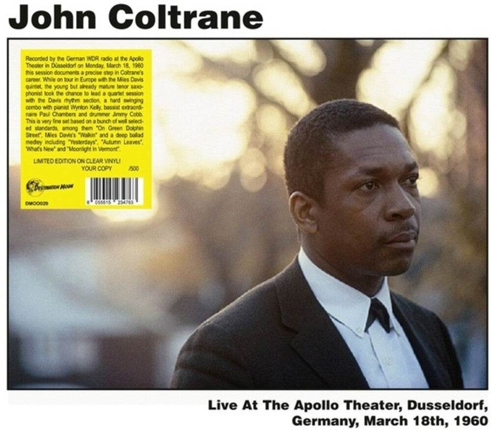 the album cover for John Coltrane - Live At The Apollo Theater Dusseldorf Germany
